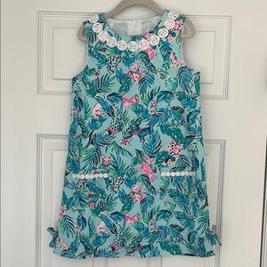Floral Blue Kids Dress